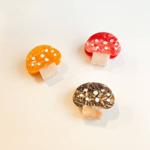 Mushroom Hair Clip