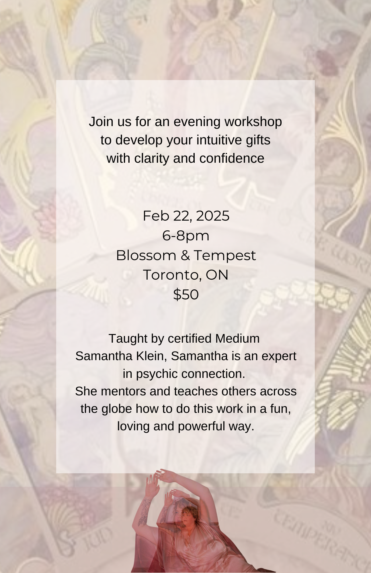 Intuitive Knowing-a psychic developement workshop - With Sam - February 22nd