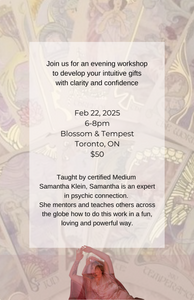 Intuitive Knowing-a psychic developement workshop - With Sam - February 22nd