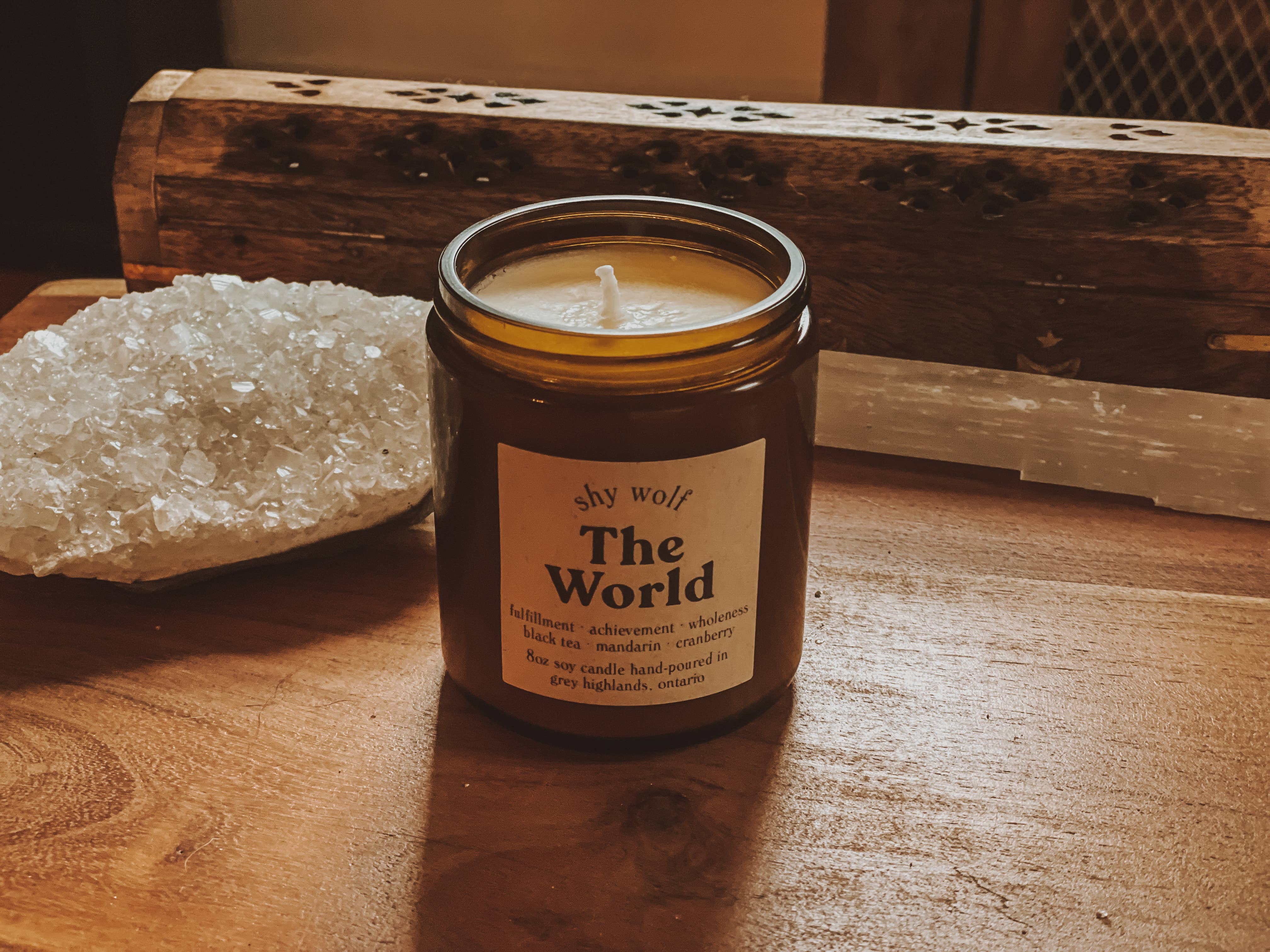 The World - Shy Wolf Candle