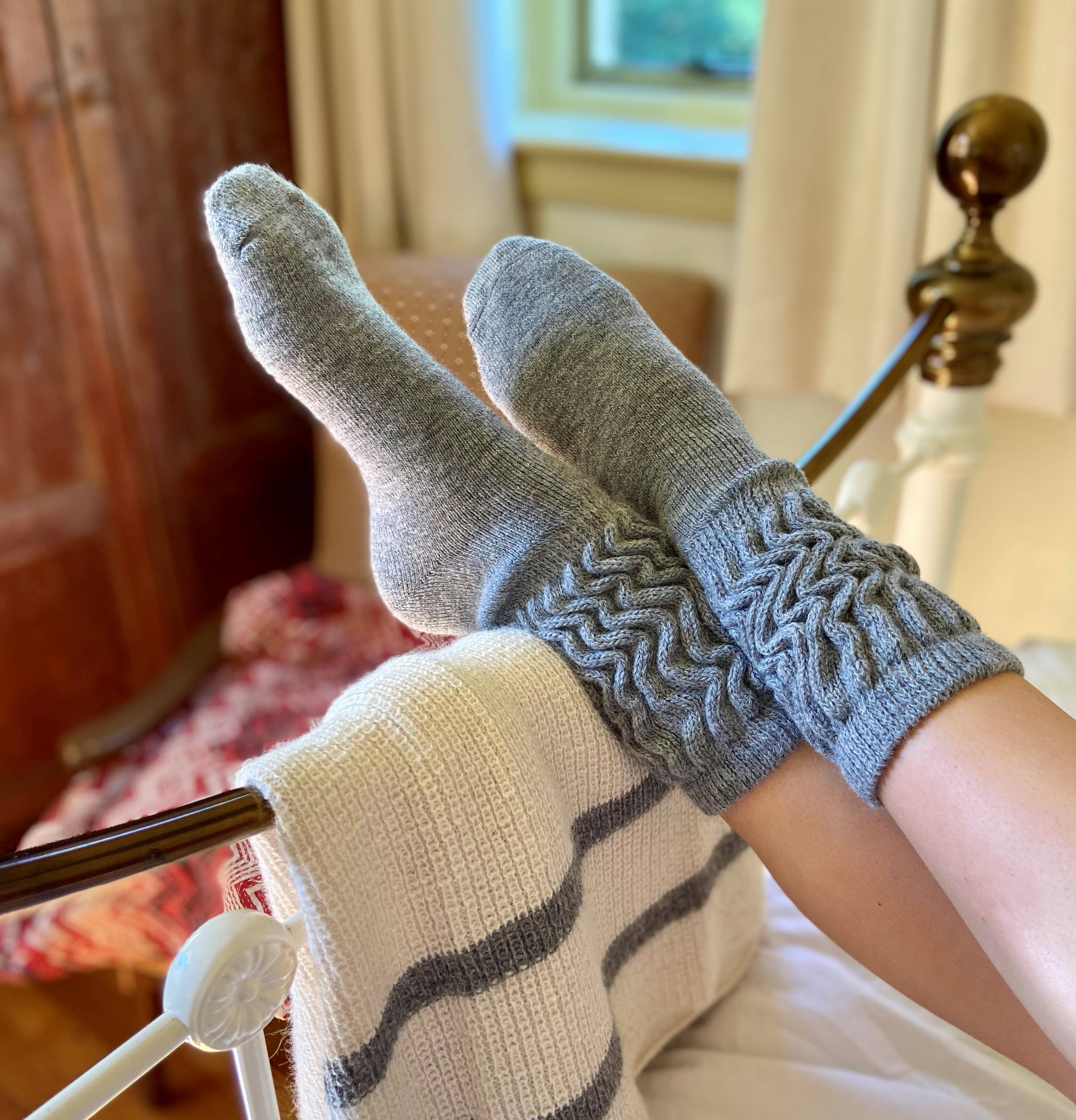 Cosy Alpaca Lounge Socks