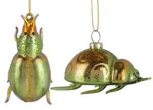 Glass Beetle Ornament