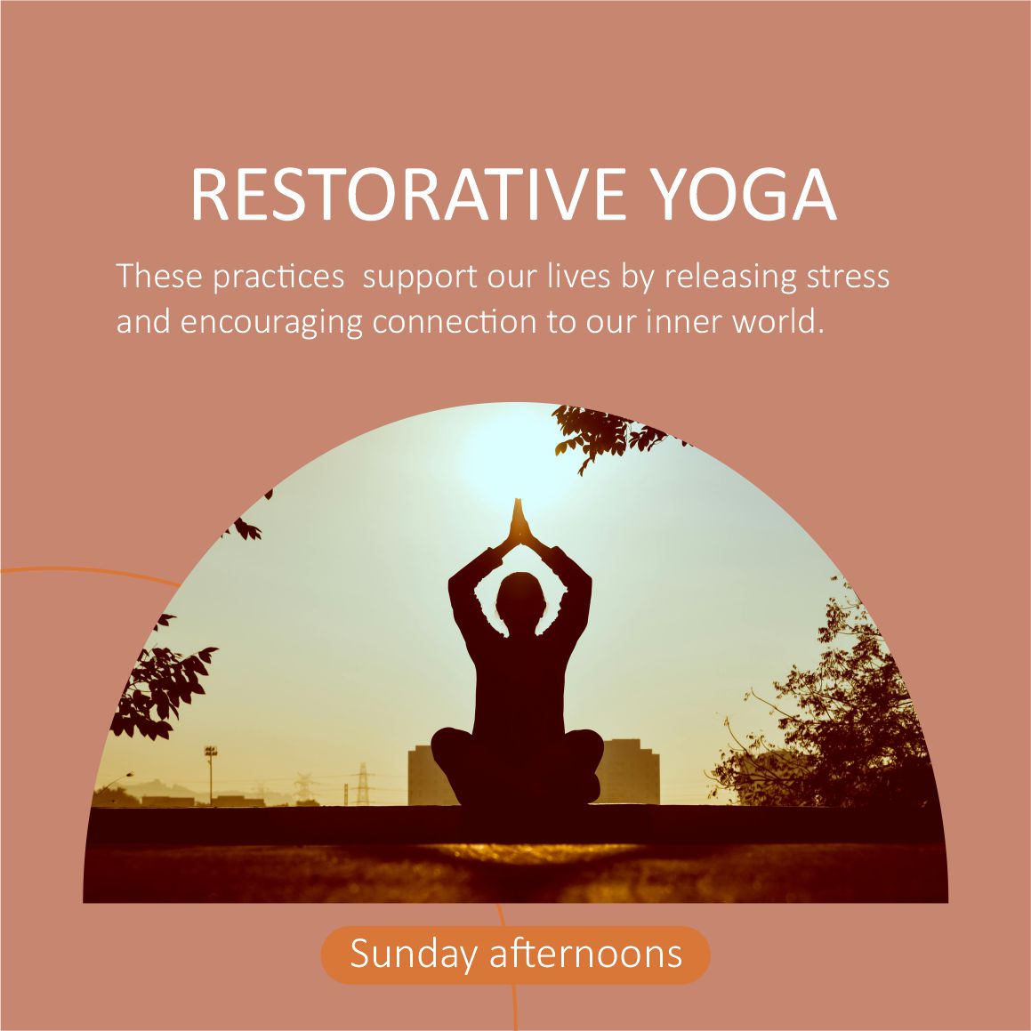 Restorative Yoga 🧘‍♀️ - With Fay - Sunday afternoons - STARTS IN JANUARY