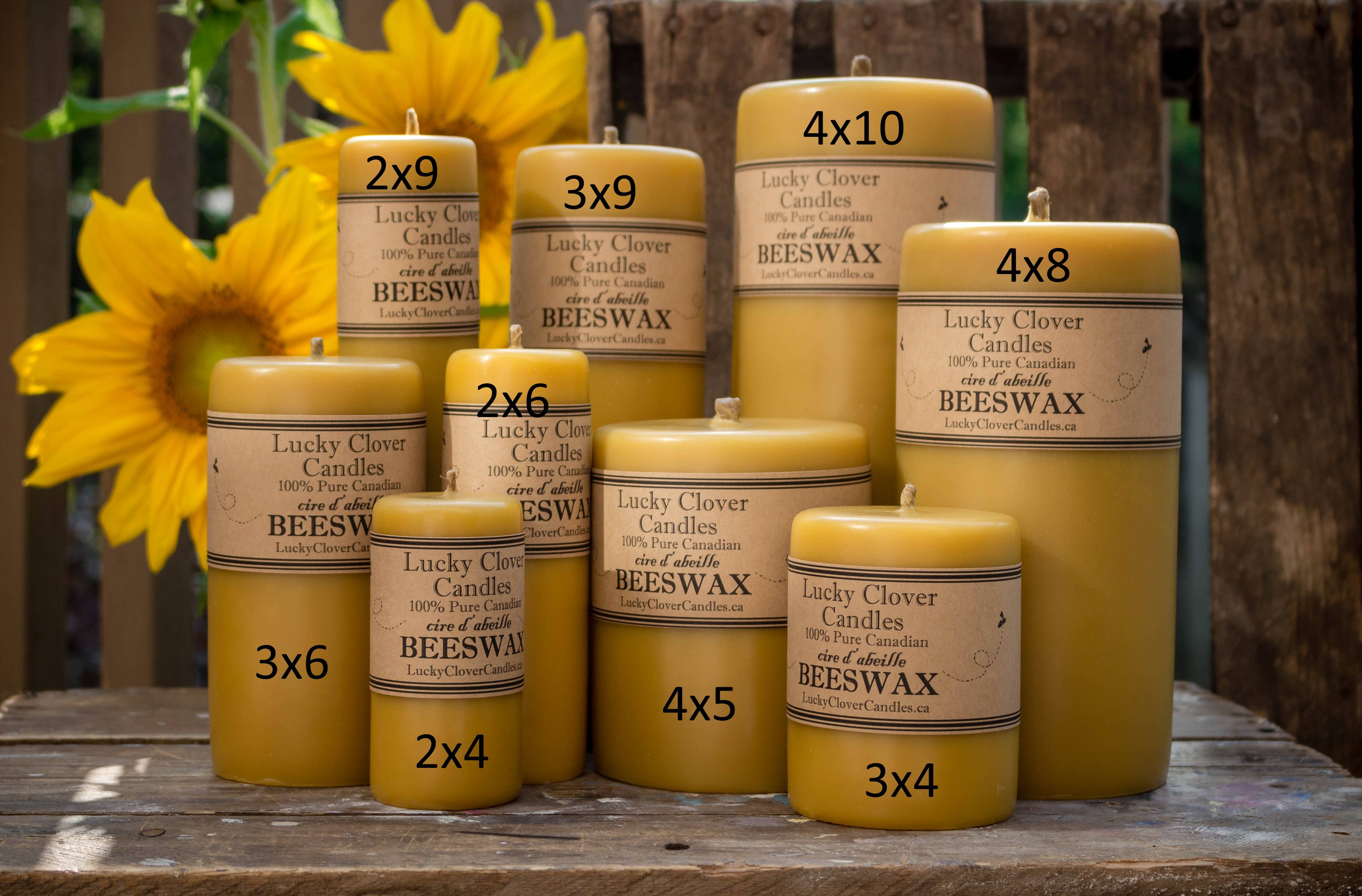 Beeswax Pillar Candle