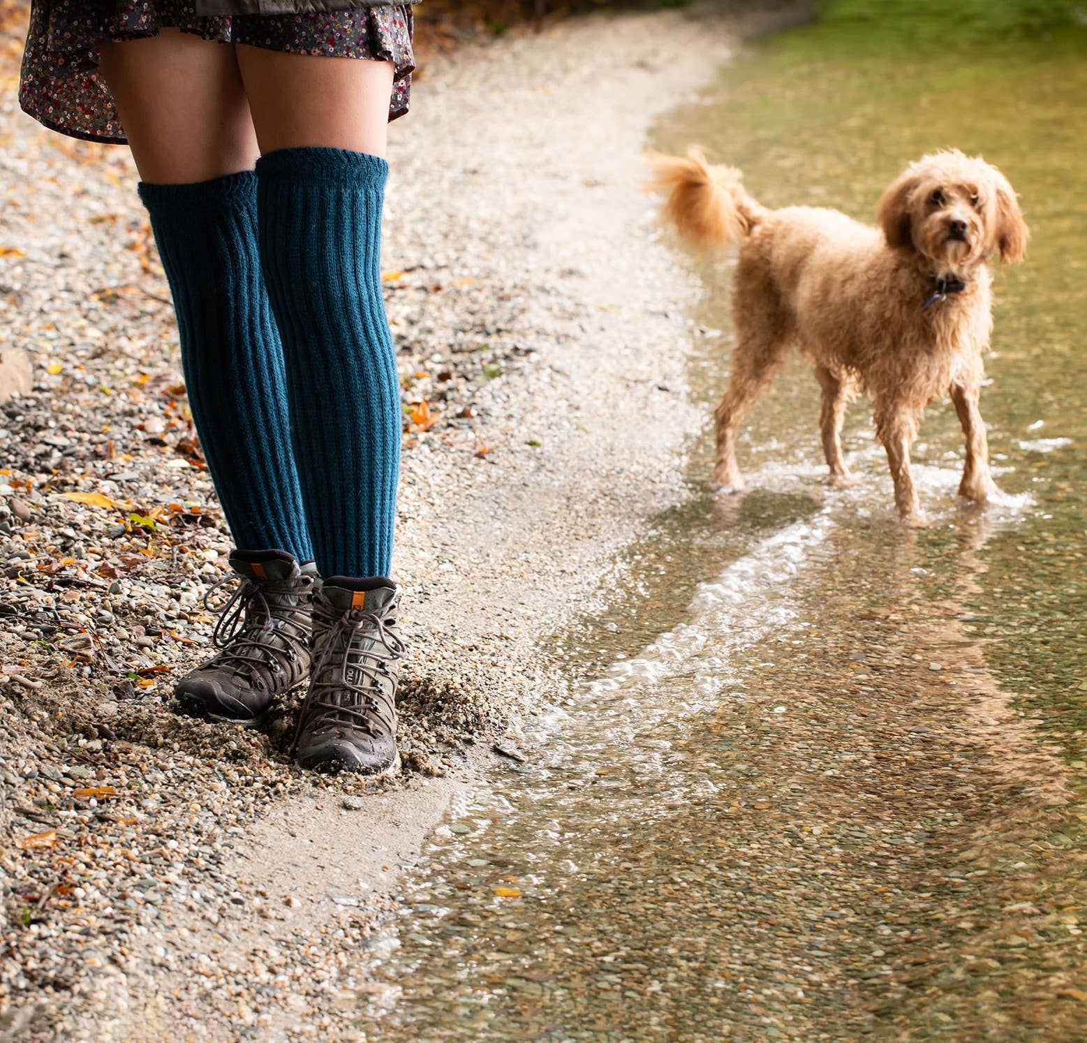 Alpaca Chunky Knee Socks