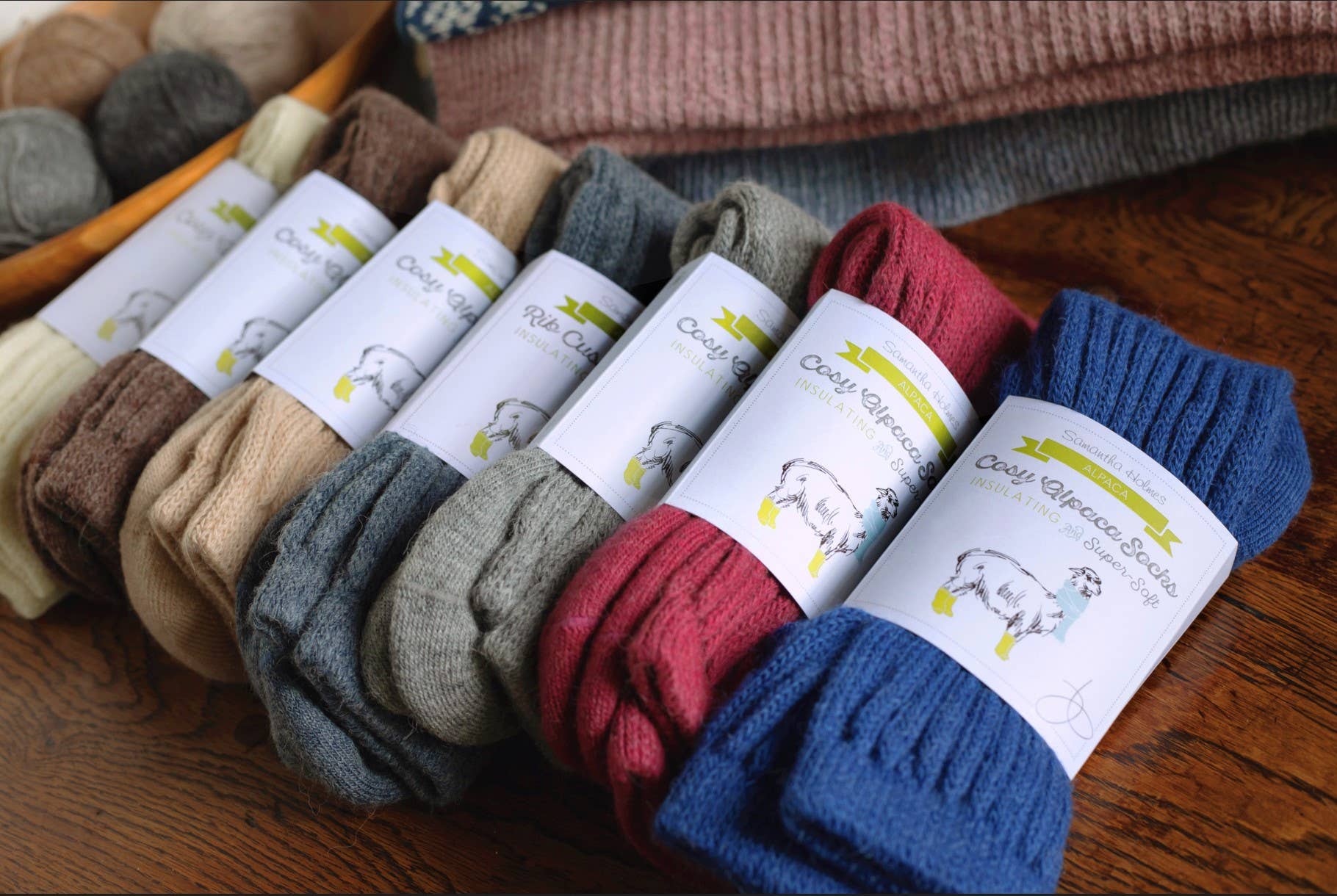 Cosy Alpaca Lounge Socks