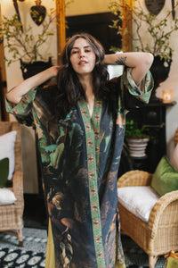 Market of Stars - Heartwork Artisan Bamboo Duster Kimono Robe