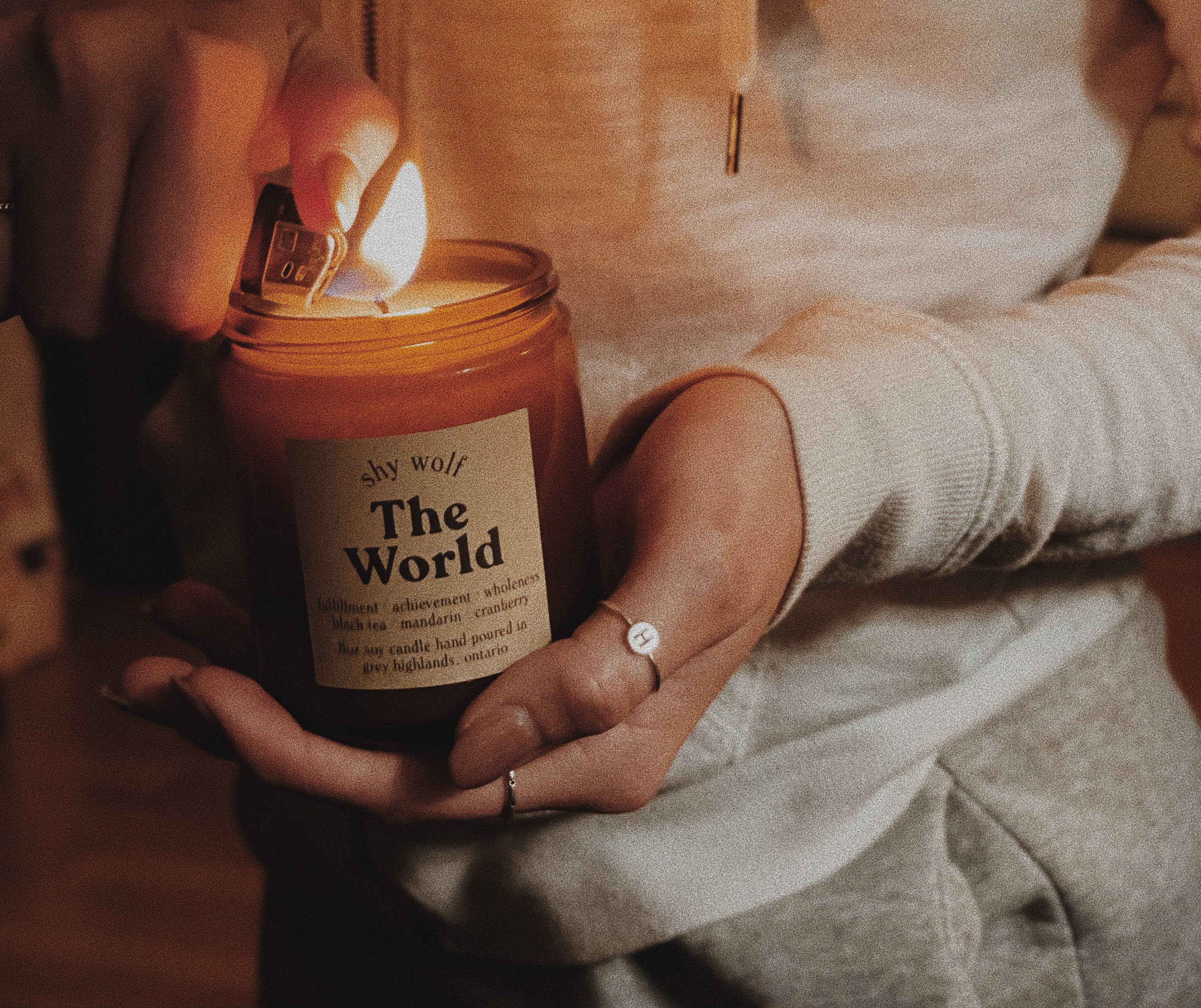 The World - Shy Wolf Candle